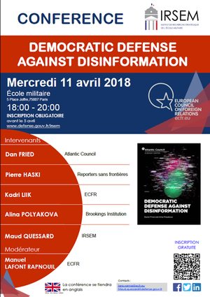 Affiche 2018 04 11 Democratic Defense Against Disinformation