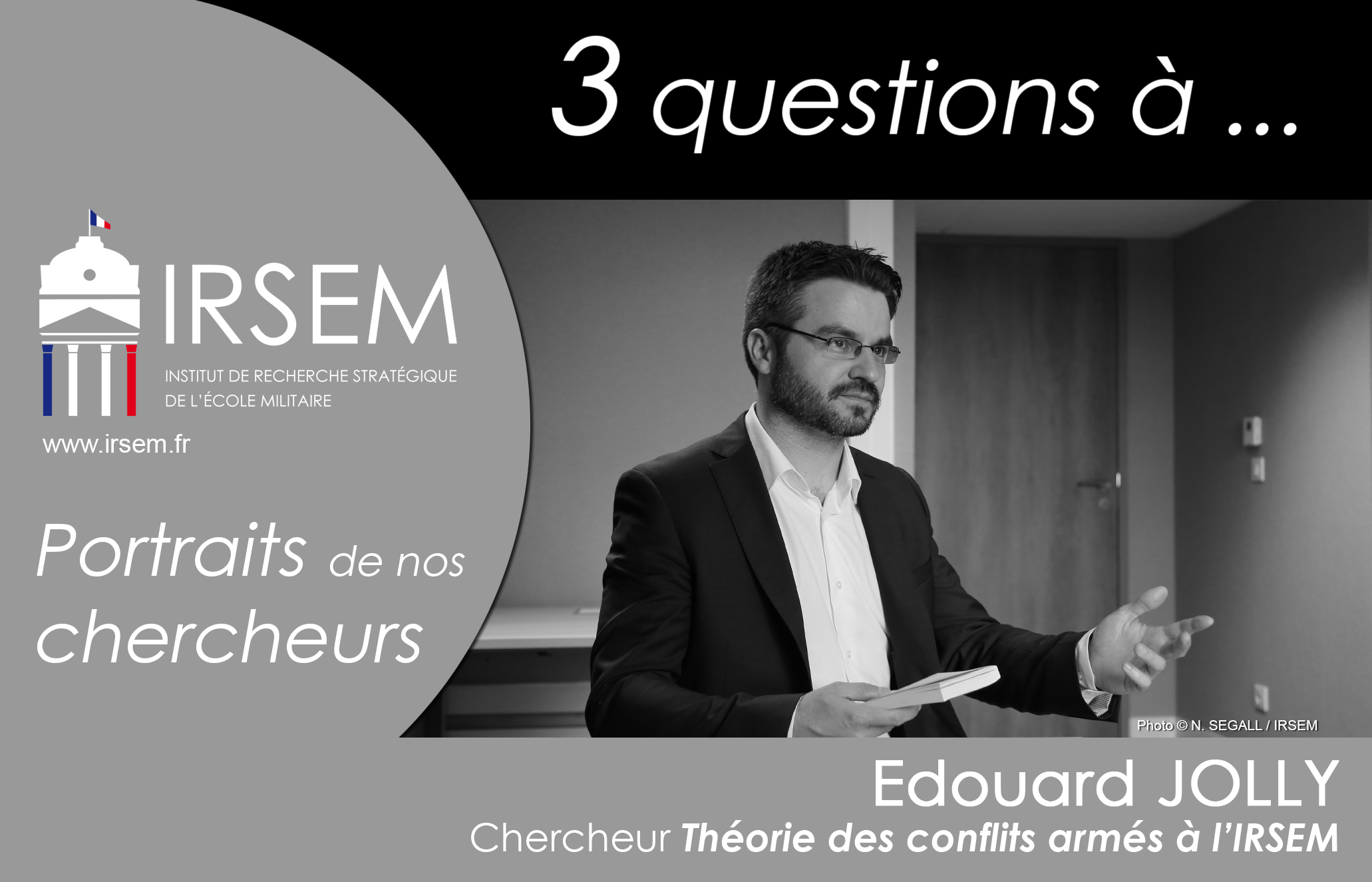 3 questions à ... Edouard JOLLY