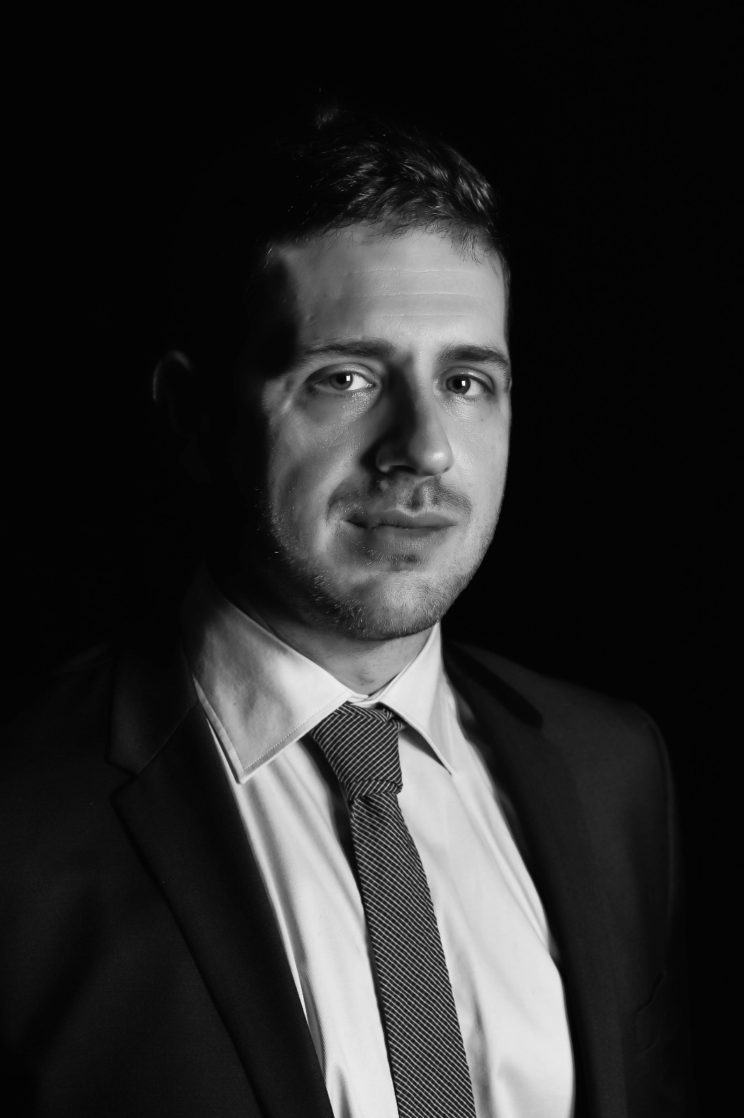 Portrait N&B Emmanuel Dreyfus 