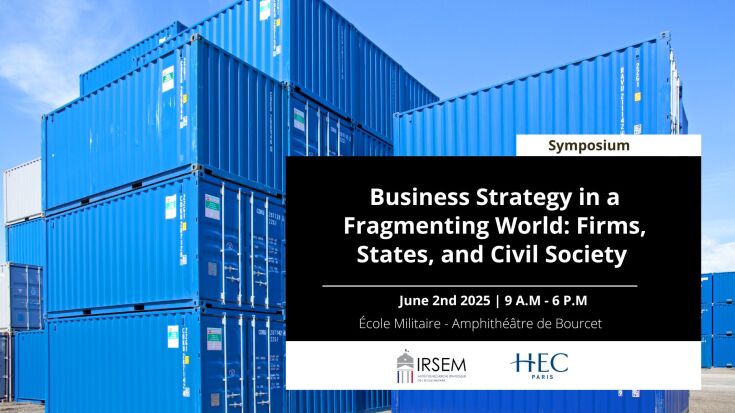 Business Strategy in a Fragmenting World: Firms, States, and Civil Society