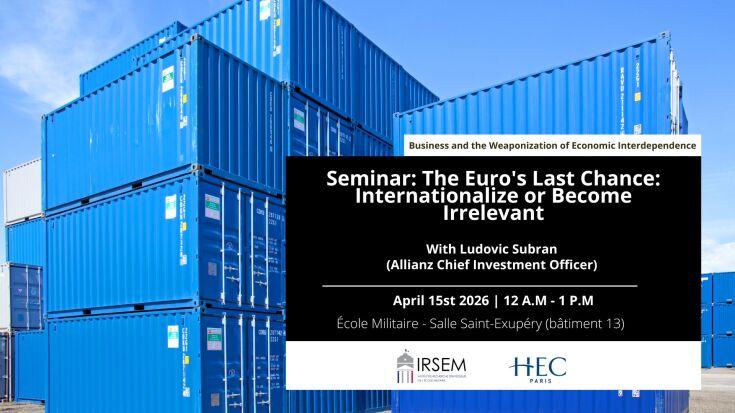 The Euro's Last Chance: Internationalize or Become Irrelevant