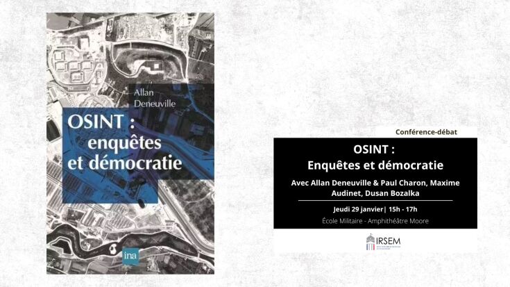 Conférence-débat : OSINT :  Enquêtes et démocratie